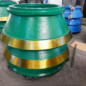 Symons Cone Crusher Spare Parts 4 1/4FT Mantle Concave High Manganese Steel Casting Wear Resistant CE Certified