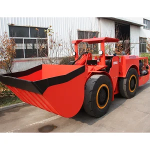TC 0.75 Underground 4 Wheel Loader Articulated Scooptram Diesel Mining Machinery with Motor