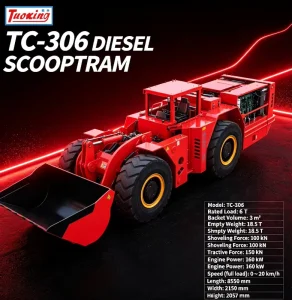 TC-306 LHD Loader with ROPS/FOPS Cabin and Advanced Operator Protection for Hazardous Mines