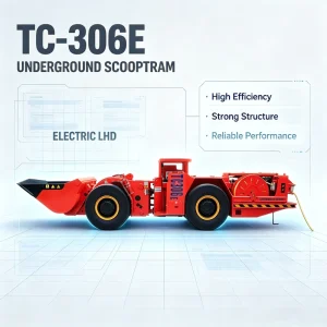 TC 306E 6 Ton 3m³ Lithium Battery Electric Load Haul Dump LHD Underground Scooptram for Zinc Copper Gold Mine