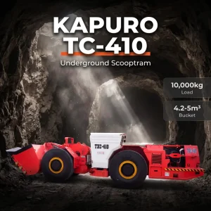 TC-410 CE Certified Diesel 4CBM 8Ton LHD Load Haul Dump Loader Volvo Engine PowerShift Underground Scooptram Loader