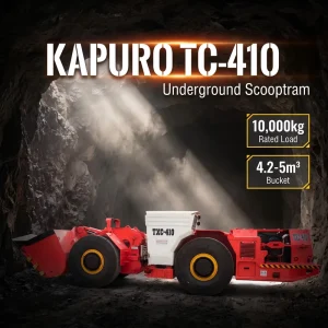 TC-410 Volvo 235KW Diesel Engine 4×4 Scooptram DANA Transmission Kessler Axle Underground Articulated Loader for Mining