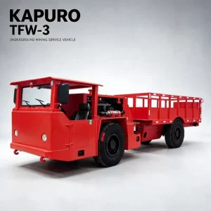TFW 3 3 Ton Underground Utility Service Car 63kW Diesel 80kN Traction 6500mm 20km/h for Tunnel Repair Personnel