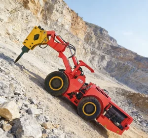 TP-8 Underground Scaling Rig 510kg Hydraulic Breaker Scaler