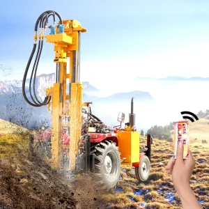 TQZ 260 Diesel Powered Crawler Water Well Drilling Rig with Motor Pump Engine Tractor Equipped
