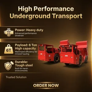 TU 6 6 Ton Low Profile Underground Mining Truck