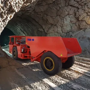 TU 6 Heavy Duty 6 Ton Diesel Mine Truck with ROPS FOPS Cabin for Underground Material Transport