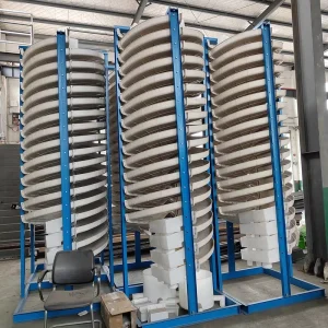 Tailings Spiral Sluice Iron Ore Beneficiation Spiral Sluice Mineral Processing and Recovery Equipment