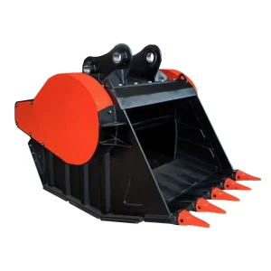 Thickened Plate Hydraulic Crusher Bucket Fit 20 30T Excavator for Heavy Mining Rock Crushing