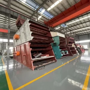 Three Deck Vibrating Screen 3YK1848 Mining Aggregate Screening Machine for Stone Sand Separation Crushing Production Line