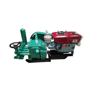 Three-cylinder Double-acting BW160/10 Triplex Plunger Drill Rig Mud Pump 16.2kw