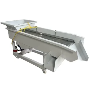 Time saving labor saving and efficient screening machine