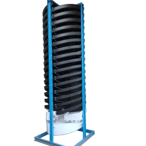 Tin Ore Mining Equipment Ore Sorting Machine Gold Panning Sluice Spiral Sluice Pyrite Beneficiation Fiberglass Spiral Chute