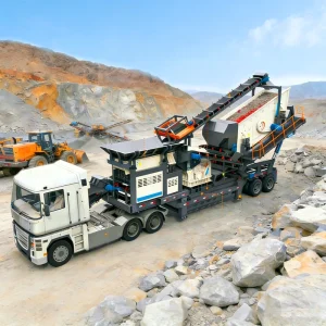 Tire Mounted Crushing and Screening Equipment Modular Customizable and Highly Efficient Screening