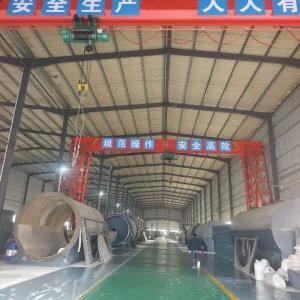 Tire Pyrolysis Oil Making Machine Rubber Pyrolysis Reactor With High Efficiency Condensing Unit