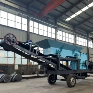 Tire-mounted Mobile Crusher for Quarry Crushing and Screening Lines