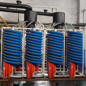 Titanium Iron Ore Tungsten Ore Spiral Chute Gravity Separator Precise Enrichment Heavy Minerals High Efficiency Low Energy Low