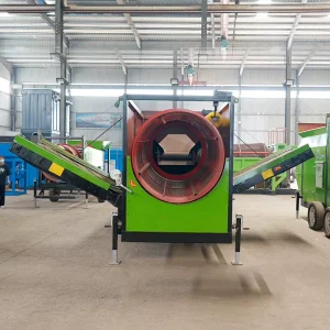 Topsoil Sand and Gravel Trommel Screen Mobile Compost Aggregate Screening Equipment