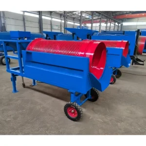 Topsoil Screener Rotary Mobile Compost Trommel Sifting Topsoil Screening Plant Screen Drum Plant