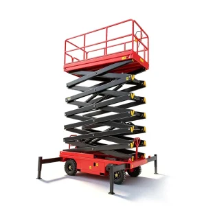 Towable Lift Platform Lift 4m Towable Hydraulic Scissor Lift Fixed Lifting Platform Suppliers