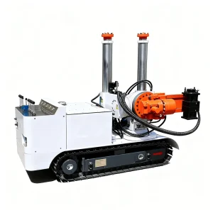 Track Crawler Hydraulic Drill Use Dual Function High Torque Output Engine Motor Pump Equipped Easy Operation Drilling