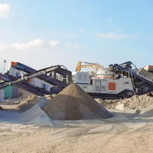Track Mini Jaw Crusher AC Motor & Engine 80 350 Tons Hr Capacity Shanghai DongMeng Mining Equipment