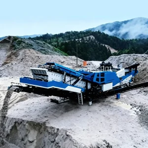 Track Mobile Jaw Cone Crusher AC Motor Return Conveyor 490KW Hard Rock Quarry Mining Ball Mill Feed Preparation