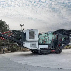 Track Mounted Crawler Mobile Jaw Crusher Plant Granite Quarry Stone Crushing Screening with PLC and AC Motor 50 500tph