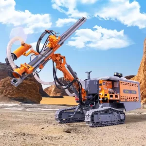 Track Mounted Diesel Powered DTH Drilling Rig for Mining and Construction Projects