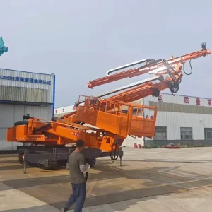 Track Mounted Tunnel Boring Jumbo with Rugged Crawler Drive and High Power Rotation for Challenging Subterranean Projects