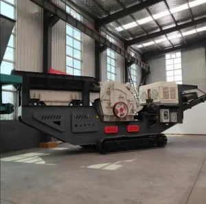 Track Portable Impact Crushing Plant High Crushing Ratio for Soft Rock Limestone Coal Mine Mineral Processing