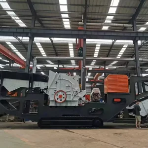 Tracked Crawler Type Mobile Impact Crusher Plant PF Series Aggregate Limestone Mining 300 Ton Per Hour AC Motor Gear