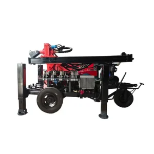 Tracked Drilling Equipment for Well Drilling and Rock Formation Exploration