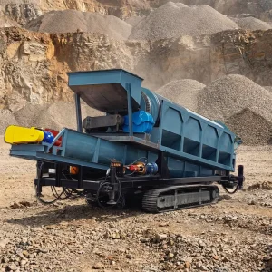 Tracked Mobile Cylindrical Screening Machine Drum Sand Screening Machine Screening Equipment