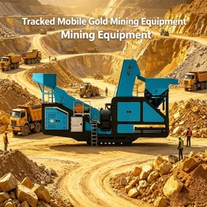 Tracked Mobile Gold Recovery Machine for Gold Ore Beneficiation