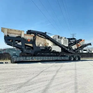 Tracked Mobile Impact Crusher Machine 200t/h Concrete Stone Crushing and Screening Plant for Mining Construction Waste Recycling