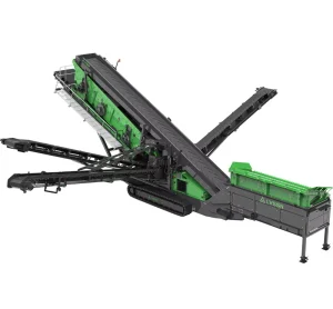 Tracked Mobile Screening Station LMCS Vibrating Screen Feeder Belt Conveyor Rock Stone Crushing Plant Flexible Transfer