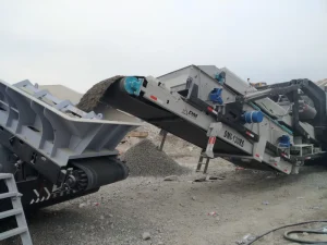 Tracked Mobile Stone Cone Crusher Plant Aggregate Crushing Screening Equipment Motor Gear 115 380t h Capacity