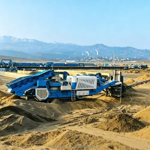 Tracked Mobile VSI Crusher AC Motor 100-500t/h Vertical Shaft Impact Sand Making Machine Artificial Sand