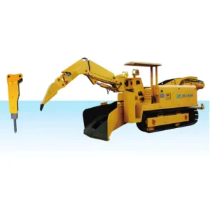 Tracked Mucking Loader with Pump for Compact Narrow Space Mining and Tunnel Excavation