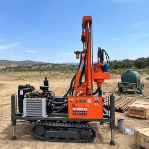 Tracked Pneumatic Down the Hole Drills for Rock Drilling and Hydrological Surveying DTH Water Well Drilling Rig