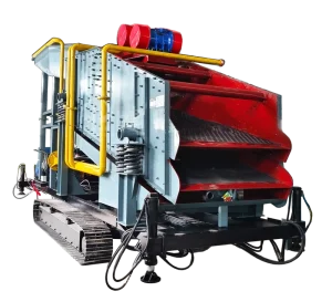 Tracked Remotely Controlled Vibratory Gold Washing Machine for Screening and Gold Panning of Placer Gold and Rock Gold