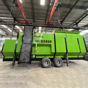 Trommel Screen for Construction Waste Soil Screening Machine Compost Earth Drum Sieving Equipment