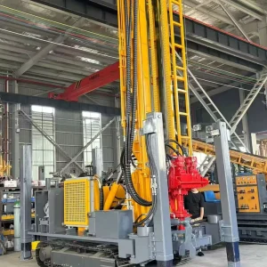 Truck Mounted Water Well Borehole Drilling Rig Air Compressor DTH Hammer Mud Pump Geological Mining