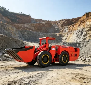 Tuoxing 2 Ton Underground Mining Loader Machine TC-100E 1m³ Electric LHD