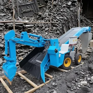 Tuoxing MWB-120 Mini Tunnel Digging Machine Underground Coal Mine Wheel Mucking Loader Crawler Excavator 4450kg