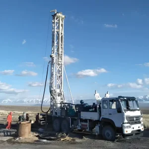 Turnable Diesel Drill Rig with Max 1500m Drilling Depth for Ore
