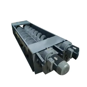 Two Axis Screw Conveyor Low Energy Consumption for Coal Ore Particle Mining Bulk Material Delivery Device