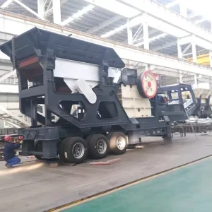 Tyre Mobile Crusher Station Portable Heavy Hammer Crusher for Limestone Crushing Plant