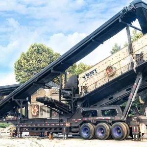 Tyre Mobile Impact Crusher Machine Tyre Portable Rock Stone Impact Crushing Plant Mobile Crushing Plant